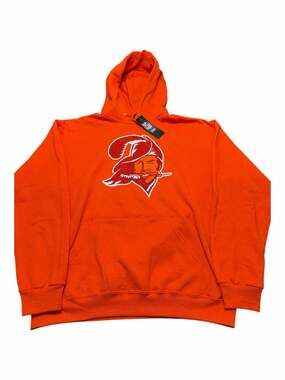 Tampa Bay Bucs  Hoodie Creamsicle 1976 Vintage Logo Mens Large NWT